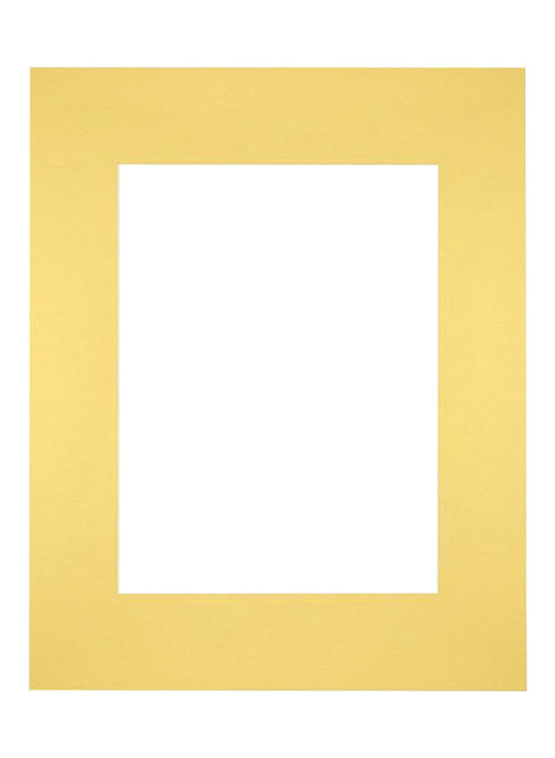 Passe Partout 28x35cm Carton Jaune Bord Droit De Face | Yourdecoration.fr