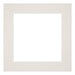 Passe Partout 30x30cm Carton Gris Clair Bord 6cm Droit De Face | Yourdecoration.fr
