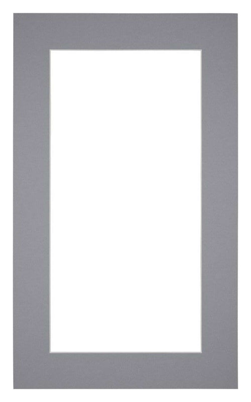 Passe Partout 30x50cm Carton Gris Bord 5cm Droit De Face | Yourdecoration.fr