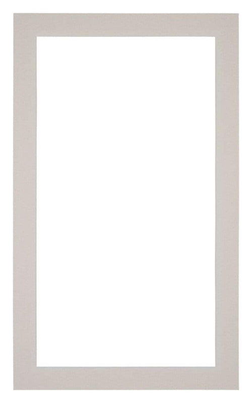 Passe Partout 30x50cm Carton Gris Graniet Bord 3cm Droit De Face | Yourdecoration.fr