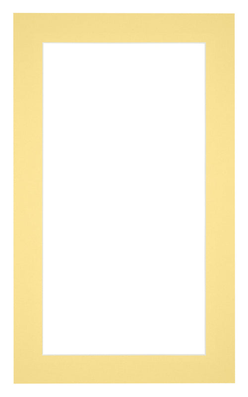 Passe Partout 30x50cm Carton Jaune Bord 4cm Droit De Face | Yourdecoration.fr
