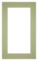 Passe Partout 30x50cm Carton Vert Menthe Bord 5cm Droit De Face | Yourdecoration.fr