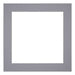 Passe Partout 35x35cm Carton Gris Bord 5cm Droit De Face | Yourdecoration.fr