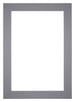 Passe Partout 35x50cm Carton Gris Bord 6cm Droit De Face | Yourdecoration.fr