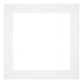 Passe Partout 40x40cm Carton Blanc Bord 5cm Droit De Face | Yourdecoration.fr