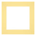 Passe Partout 40x40cm Carton Jaune Bord 6cm Droit De Face | Yourdecoration.fr