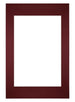 Passe Partout 40x60cm Carton Vin Rouge Bord Droit De Face | Yourdecoration.fr