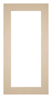 Passe Partout 40x80cm Carton Beige Bord 5cm Droit De Face | Yourdecoration.fr