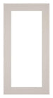 Passe Partout 40x80cm Carton Gris Graniet Bord 5cm Droit De Face | Yourdecoration.fr