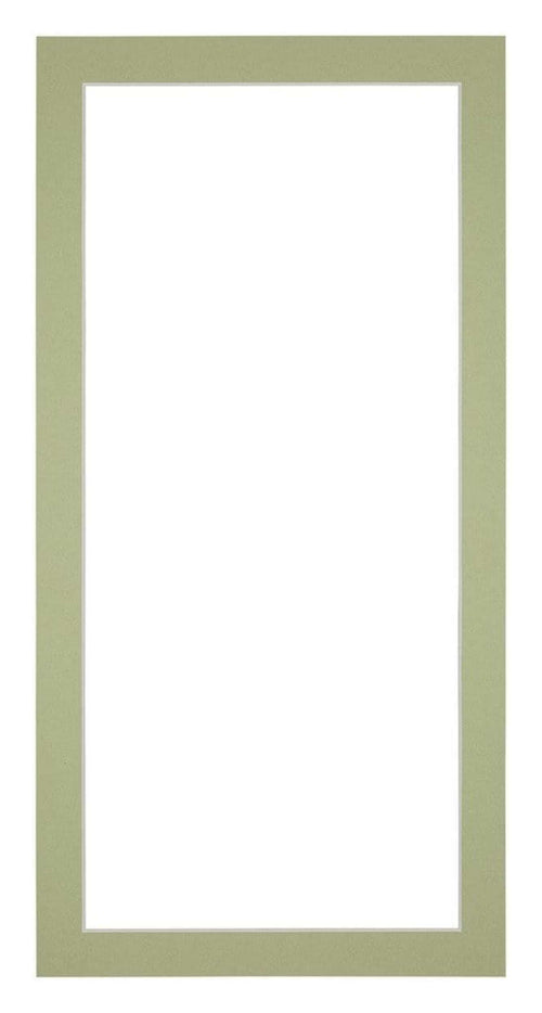 Passe Partout 40x80cm Carton Vert Menthe Bord 3cm Droit De Face | Yourdecoration.fr