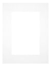 Passe Partout 45x60cm Carton Blanc Bord 6cm Droit De Face | Yourdecoration.fr