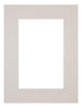 Passe Partout 45x60cm Carton Gris Graniet Bord 6cm Droit De Face | Yourdecoration.fr