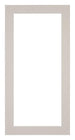Passe Partout 45x80cm Carton Gris Graniet Bord 4cm Droit De Face | Yourdecoration.fr