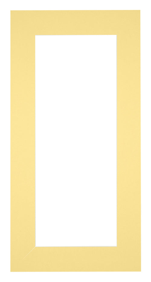 Passe Partout 45x80cm Carton Jaune Bord 6cm Droit De Face | Yourdecoration.fr