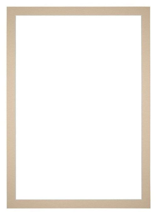 Passe Partout 50x70cm Carton Beige Bord 3cm Droit De Face | Yourdecoration.fr