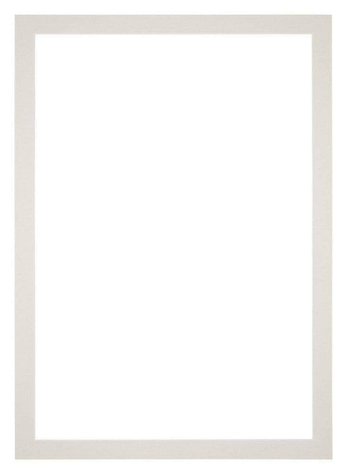 Passe Partout 50x70cm Carton Gris Clair Bord 3cm Droit De Face | Yourdecoration.fr