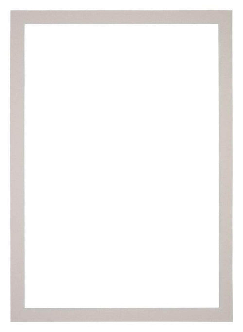 Passe Partout 50x70cm Carton Gris Graniet Bord 3cm Droit De Face | Yourdecoration.fr