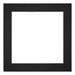 Passe Partout 55x55cm Carton Noir Bord 5cm Droit De Face | Yourdecoration.fr