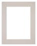 Passe Partout 56x71cm Carton Gris Graniet Bord 6cm Droit De Face | Yourdecoration.fr