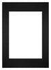 Passe Partout 59 4x84cm A1 A2 Carton Noir Bord Droit De Face | Yourdecoration.fr