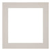 Passe Partout 60x60cm Carton Gris Graniet Bord 5cm Droit De Face | Yourdecoration.fr