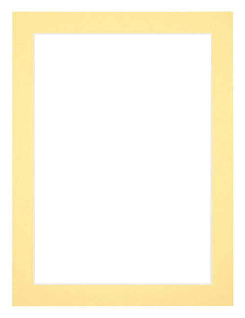 Passe Partout 60x80cm Carton Jaune Bord 3cm Droit De Face | Yourdecoration.fr