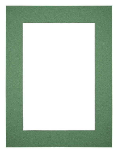 Passe Partout 60x80cm Carton Vert Foret Bord 5cm Droit De Face | Yourdecoration.fr