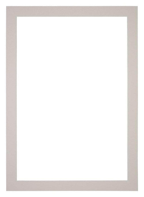 Passe Partout 60x84cm Carton Gris Graniet Bord 4cm Droit De Face | Yourdecoration.fr