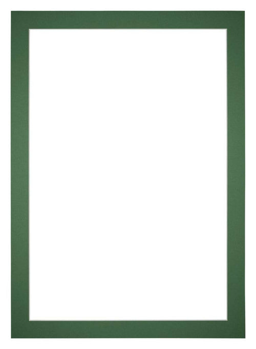 Passe Partout 60x84cm Carton Vert Foret Bord 4cm Droit De Face | Yourdecoration.fr