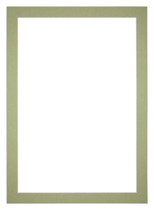 Passe Partout 60x84cm Carton Vert Menthe Bord 4cm Droit De Face | Yourdecoration.fr
