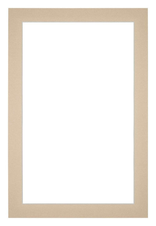 Passe Partout 60x90cm Carton Beige Bord 3cm Droit De Face | Yourdecoration.fr