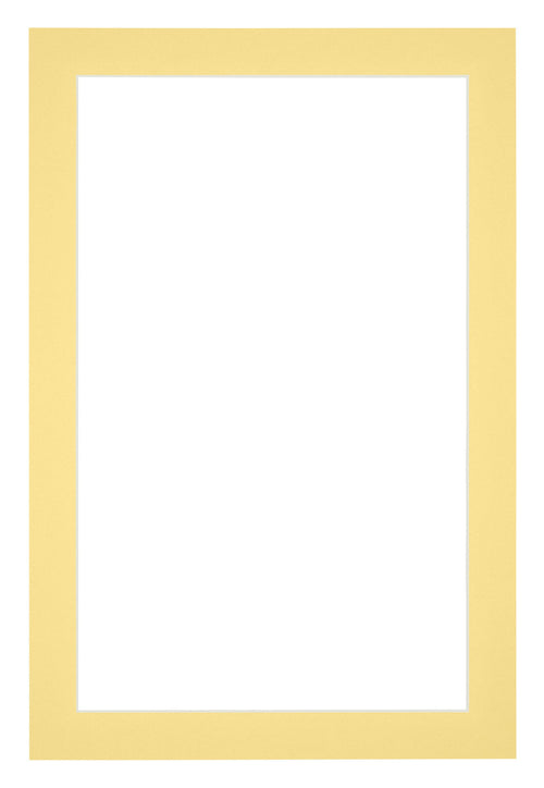 Passe Partout 60x90cm Carton Jaune Bord 3cm Droit De Face | Yourdecoration.fr