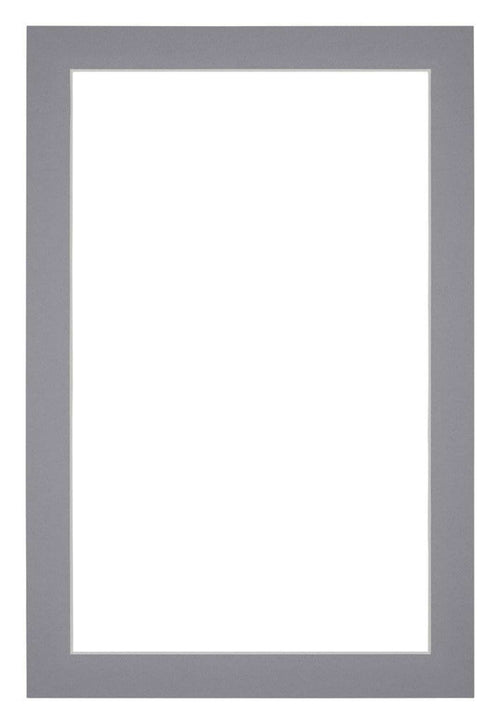 Passe Partout 61x91 5cm Carton Gris Bord 3cm Droit De Face | Yourdecoration.fr
