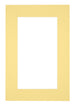 Passe Partout 61x91 5cm Carton Jaune Bord 6cm Droit De Face | Yourdecoration.fr