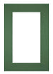 Passe Partout 61x91 5cm Carton Vert Foret Bord 6cm Droit De Face | Yourdecoration.fr