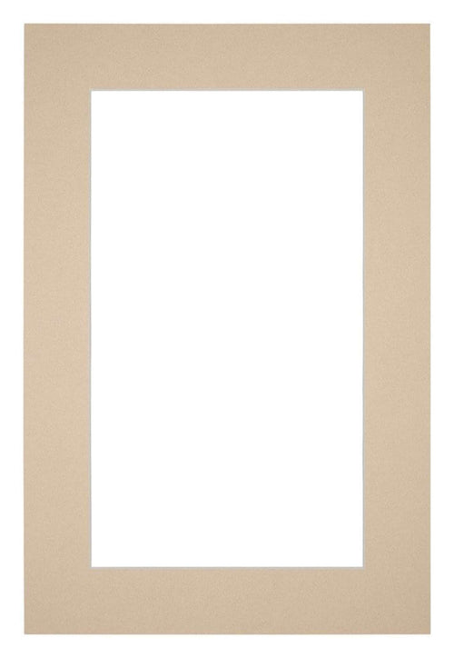 Passe Partout 62x93cm Carton Beige Bord 5cm Droit De Face | Yourdecoration.fr