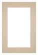 Passe Partout 62x93cm Carton Beige Bord 5cm Droit De Face | Yourdecoration.fr