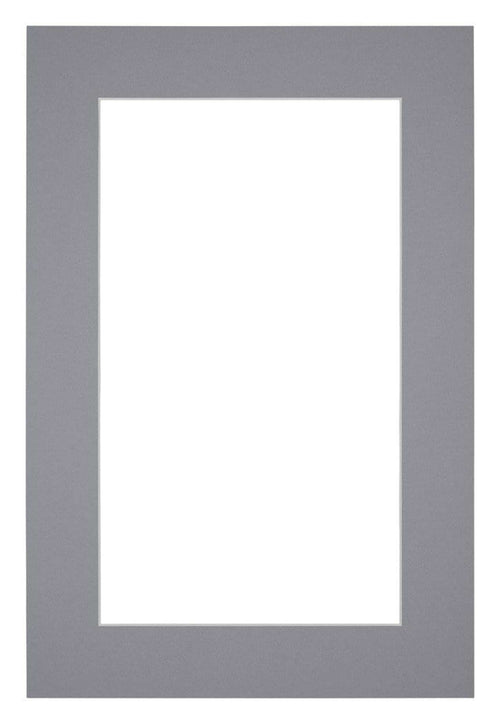 Passe Partout 62x93cm Carton Gris Bord 5cm Droit De Face | Yourdecoration.fr