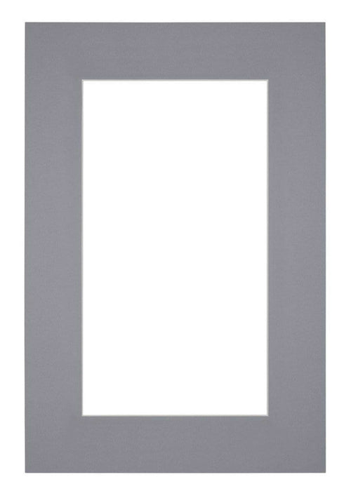 Passe Partout 62x93cm Carton Gris Bord 6cm Droit De Face | Yourdecoration.fr
