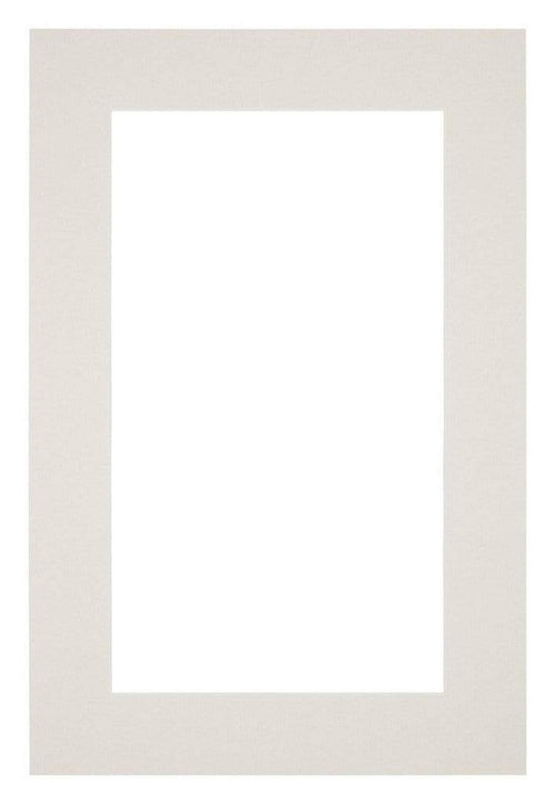 Passe Partout 62x93cm Carton Gris Clair Bord 5cm Droit De Face | Yourdecoration.fr