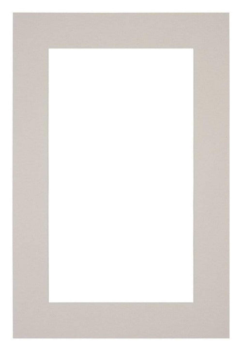 Passe Partout 62x93cm Carton Gris Graniet Bord 5cm Droit De Face | Yourdecoration.fr