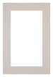 Passe Partout 62x93cm Carton Gris Graniet Bord 5cm Droit De Face | Yourdecoration.fr
