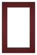 Passe Partout 62x93cm Carton Vin Rouge Bord 5cm Droit De Face | Yourdecoration.fr