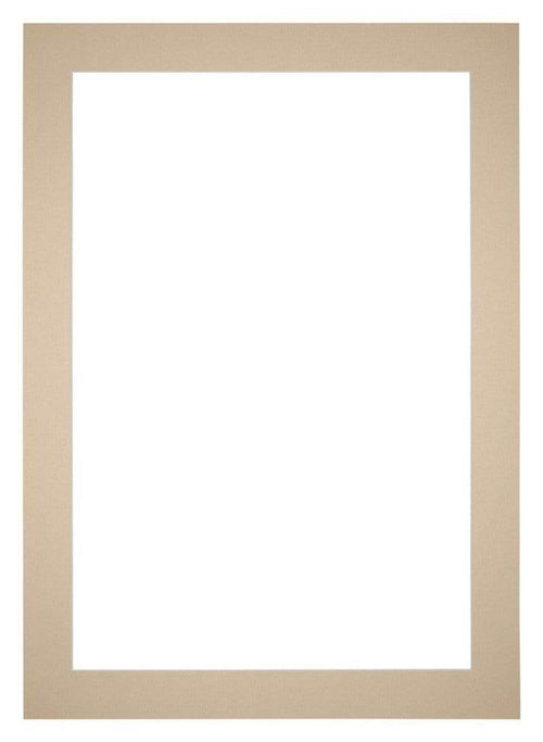 Passe Partout 70x100cm Carton Beige Bord 5cm Droit De Face | Yourdecoration.fr