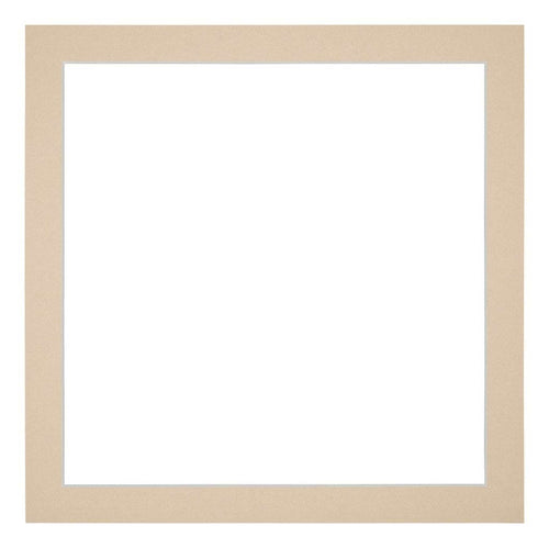Passe Partout 70x70cm Carton Beige Bord 3cm Droit De Face | Yourdecoration.fr