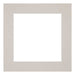 Passe Partout 70x70cm Carton Gris Graniet Bord 6cm Droit De Face | Yourdecoration.fr