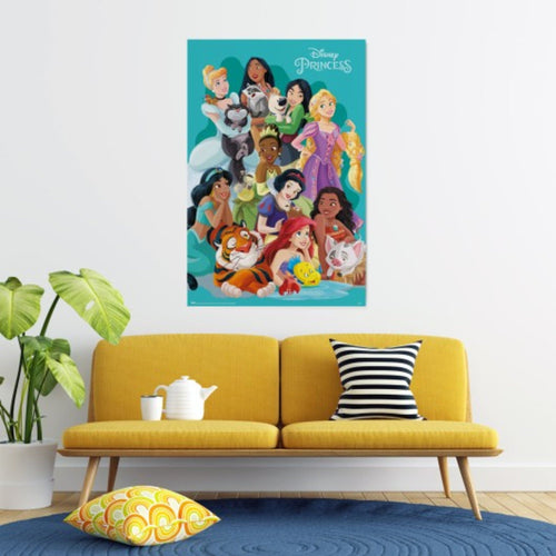 Poster Disney Princesses And Pets 61x91 5cm GPE5963 2 | Yourdecoration.fr