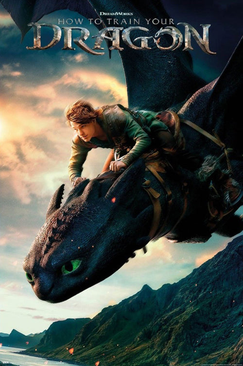 Poster How To Train Your Dragon Live Action 61x91 5cm Grupo Erik GPE6002 | Yourdecoration.fr