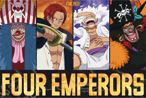 Poster One Piece The Four Emperors 91 5x61cm GBYDCO993 | Yourdecoration.fr