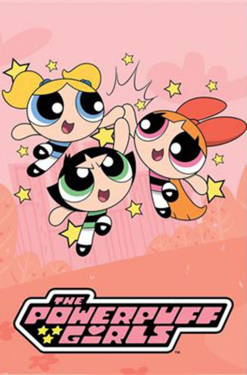 Poster Powerpuff Girls Stars 61x91 5cm PP2500871 | Yourdecoration.fr